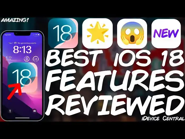 'Video thumbnail for BEST iOS 18 New FEATURES Review! Totally Worth Updating!'