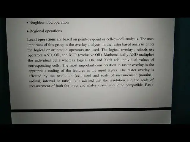 'Video thumbnail for OVERLAY ANALYSIS IN GIS 5TH SEMESTER GEO HONOURS CU NOTES'