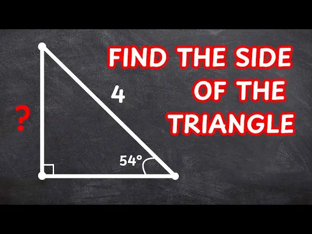 'Video thumbnail for Geometry Olympiad Problem l Solve for the Missing Side of a Right Triangle'