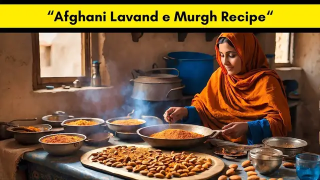'Video thumbnail for Chicken In Yogurt Sauces Recipe or Afghan Lavand e Murgh'