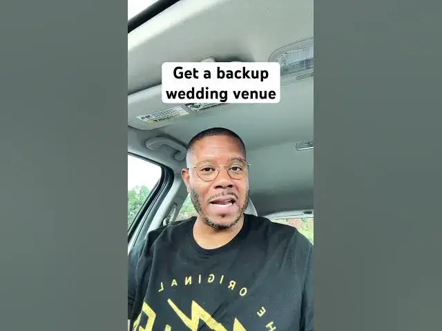 'Video thumbnail for Get a backup plan for your wedding venue'