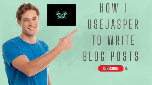 'Video thumbnail for How I Use Jasper For Writing Blog Posts'