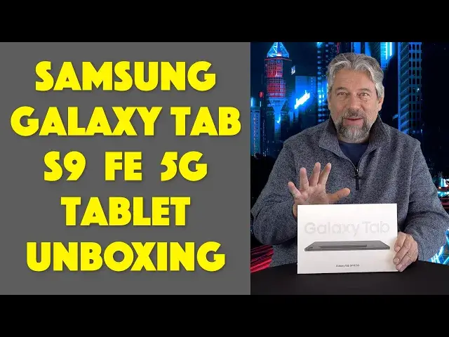 'Video thumbnail for Samsung Galaxy Tab S9 FE 5G Connected Tablet -- UNBOXING'