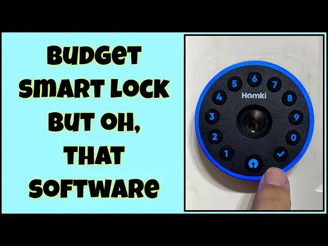 'Video thumbnail for HOMKI Smart Deadbolt 1.0 -- INSTALL & REVIEW'