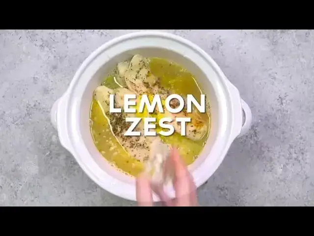 'Video thumbnail for Slow cooker creamy Lemon chicken'
