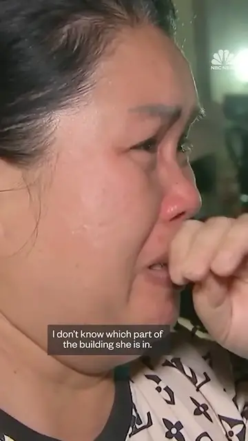 'Video thumbnail for Woman cries desperately for her niece who disappeared in the Thailand earthquake'