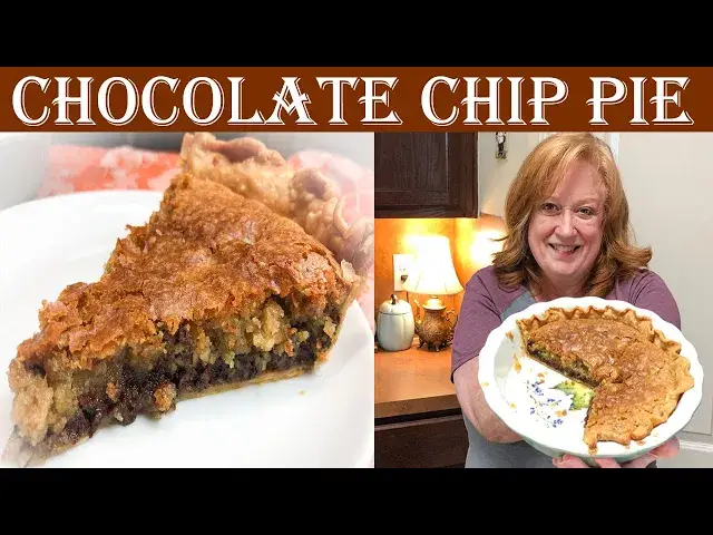 'Video thumbnail for CHOCOLATE CHIP PIE | Holiday Baking | Easy Pie Recipe | So Scrumptious'