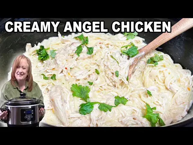 'Video thumbnail for CREAMY ANGEL CHICKEN Crockpot Recipe'