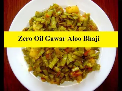 'Video thumbnail for ZERO OIL GAVAR ALOO KI SABZI - OIL FREE GAVAR KI SABZI WITHOUT OIL | NO OIL GAVAR KI BHAJI'