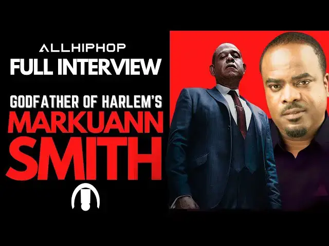 'Video thumbnail for Godfather of Harlem Creator Markuann Smith Talks Forest Whitaker, Tupac, Swizz Beatz & Full Drama!'