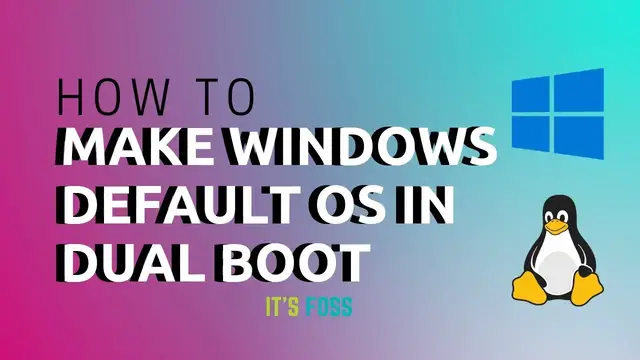 'Video thumbnail for Make Windows default OS in Dual Boot By Changing Boot Order [Bonus Tip: Reduce Boot Time]'