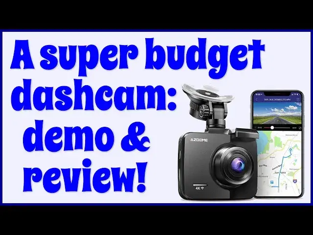 'Video thumbnail for AZDOME GS63H 4K GPS Dashcam -- DEMO & REVIEW'