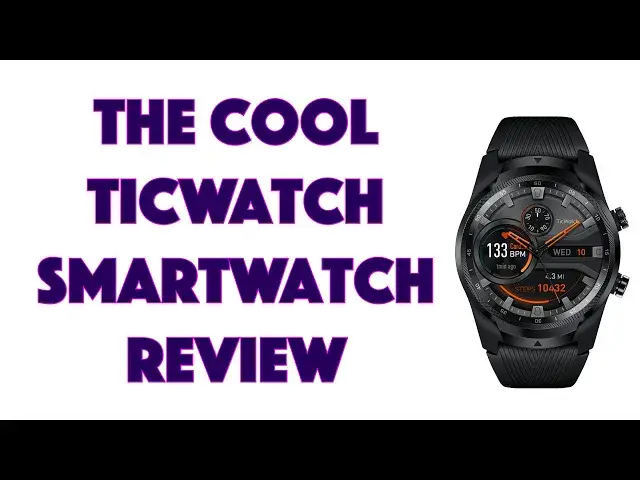 'Video thumbnail for TicWatch Pro 4G/LTE WearOS Smart Watch -- REVIEW'