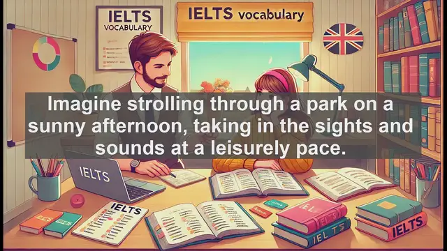 'Video thumbnail for 5000 Must Know IELTS 8.0 Vocabulary - Perambulate: Elevate Your Vocabulary for IELTS Success'