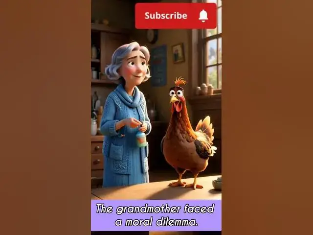 'Video thumbnail for A grandmother had a hen that laid lots of eggs 😭 #hen #ai #egg'