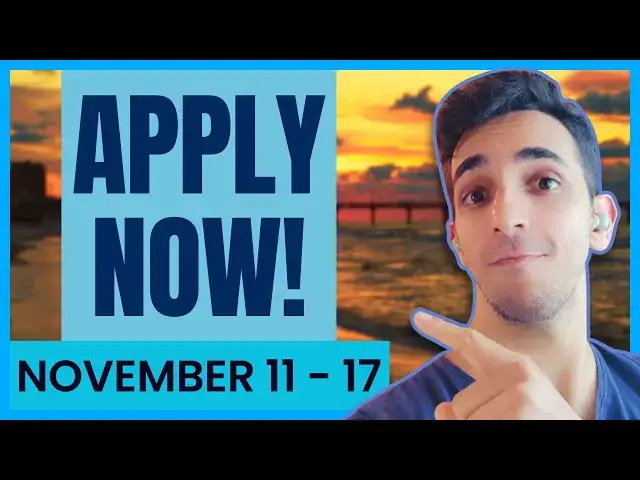 'Video thumbnail for Currently Open Scholarships for International Students - November 11 - 17'
