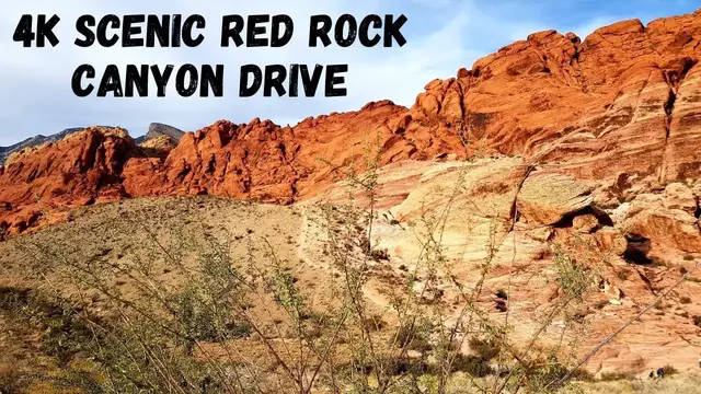 'Video thumbnail for 4K Scenic Red Rock Canyon Drive'