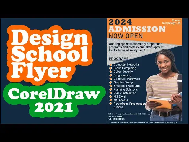 'Video thumbnail for School Flyer Design in CorelDraw 2021'