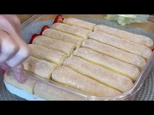 'Video thumbnail for Strawberry Tiramisu | No-Bake Dessert That's Light & Creamy!'