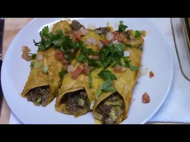 'Video thumbnail for BEEF ENCHILADAS | SIMPLE  EASY  DELICIOUS'