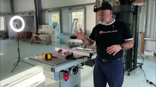 'Video thumbnail for rev8bVIDEO key components table saw Full'