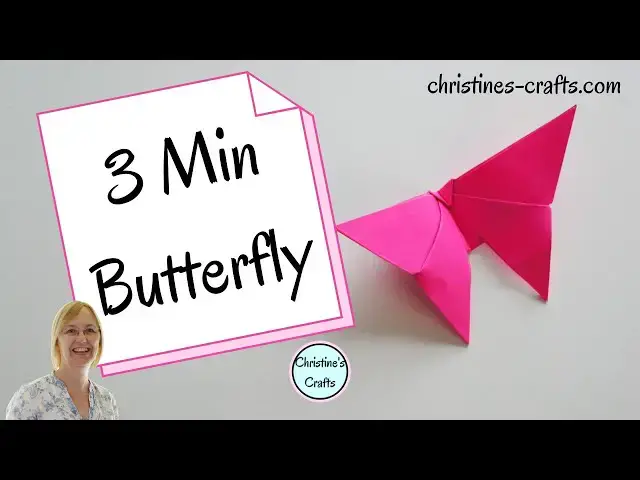 'Video thumbnail for EASY ORIGAMI BUTTERFLY TO MAKE IN 3 MINUTES: Great for Adults and Kids'