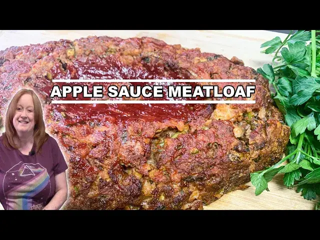 'Video thumbnail for APPLE SAUCE MEATLOAF, A flavorful, Moist Meatloaf Recipe'