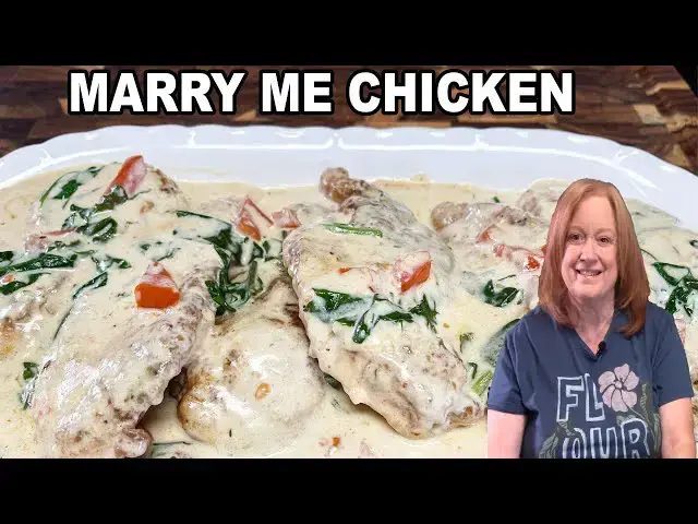 'Video thumbnail for MARRY ME CHICKEN, A delicious creamy chicken dinner idea'