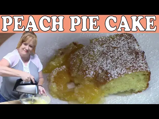 'Video thumbnail for PEACH PIE CAKE RECIPE | Easy Bake with Me Cake'