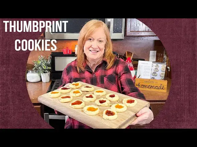 'Video thumbnail for THUMBPRINT COOKIES Christmas Cookie Recipe'