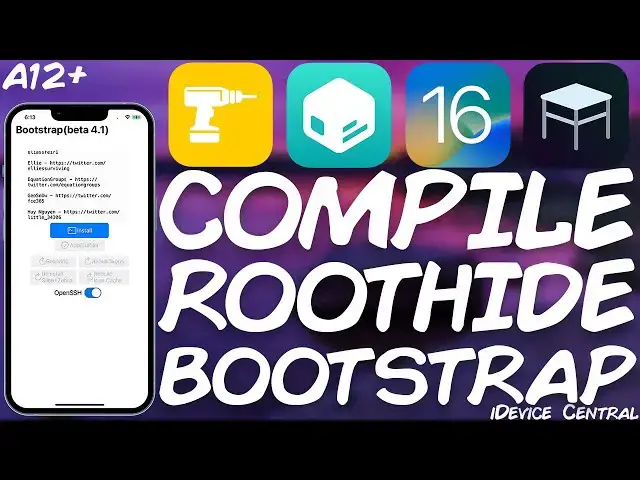 'Video thumbnail for iOS 16 - 17.0 A12+ JAILBREAK Guide: How To COMPILE RootHide Bootstrap For Serotonin Jailbreak'