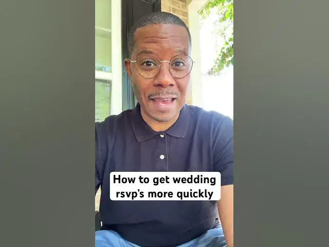 'Video thumbnail for How to get wedding rsvp’s more quickly'
