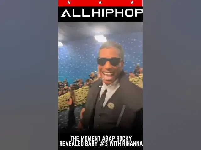 'Video thumbnail for ASAP Rocky Showed Extreme Happiness Over #3 Baby With #Rihanna!'