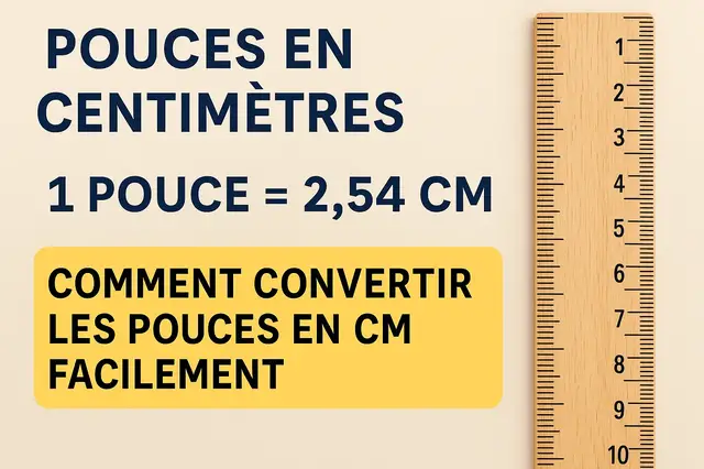 'Video thumbnail for Pouces en Centimètres ✅ Comment Convertir les Pouces en Cm Facilement'