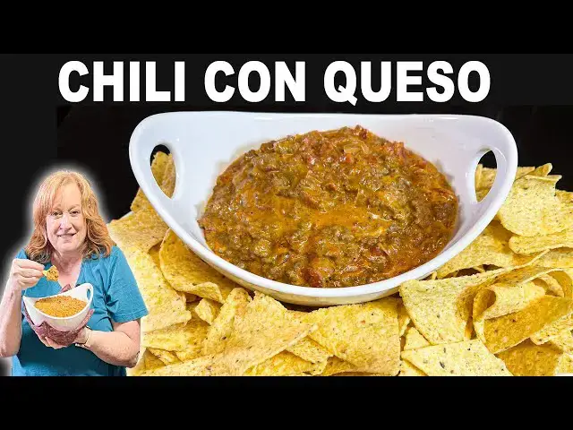 'Video thumbnail for CHILI CON QUESO, 5 Ingredient Appetizer'