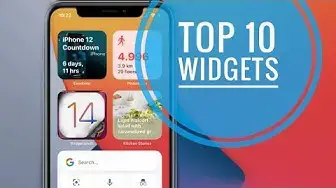'Video thumbnail for Top 10 Must-Have Widgets For iPhone Home Screen In iOS 14'