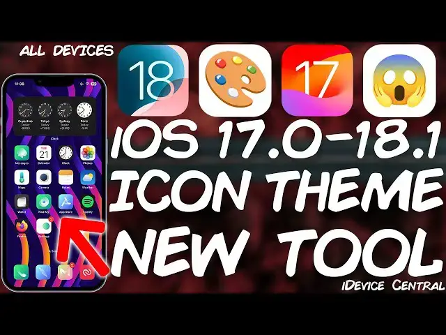 'Video thumbnail for iOS 17 - 18.1 SkadzThemer (All Devices) - Get JAILBREAK THEMES on iOS (Icons) - No Jailbreak'