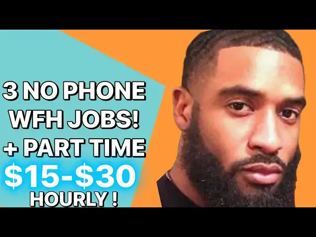'Video thumbnail for 3 NO PHONE REMOTE JOBS! FULL TIME | PART TIME JOBS | APPLY ASAP !!!!'