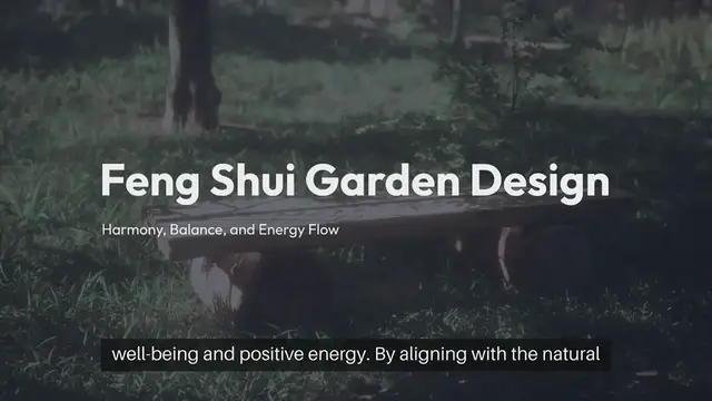 'Video thumbnail for Feng Shui Garden Design'