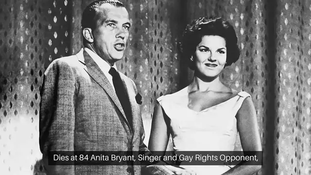 'Video thumbnail for Anita Bryant, Singer and Crusader Against Gay Rights, Dies at 84'