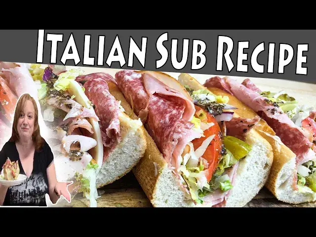 'Video thumbnail for ITALIAN SUB RECIPE | WHAT'S FOR LUNCH | HOW TO MAKE A SUB'