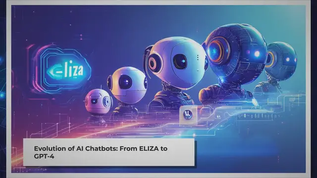 'Video thumbnail for Evolution of AI: From ELIZA to GPT-4'