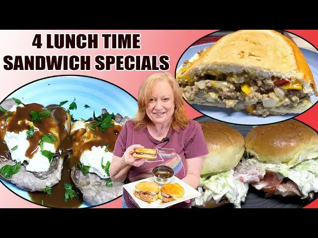 'Video thumbnail for 4 FLAVORFUL LUNCH SANDWICH SPECIALS'