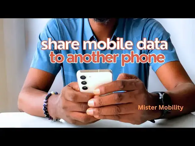 'Video thumbnail for How To Share Mobile Or Cellular Data To Another Phone | Tether Your Smartphone Cell Plan'