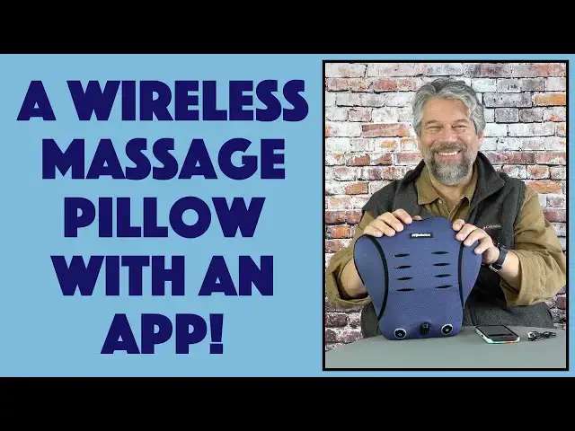 'Video thumbnail for ErgoRelax Shiatsu Massage Pillow with App -- REVIEW'