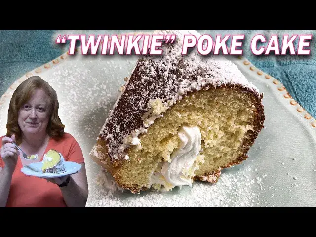 'Video thumbnail for TWINKIE POKE CAKE RECIPE | Easy Bakery Cake Using Box Cake Mix'