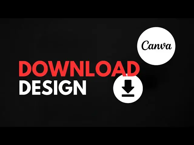 'Video thumbnail for How To Download Designs From Canva (Simple Tutorial For Beginners)'