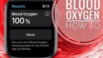 'Video thumbnail for How To Make Your First Apple Watch Blood Oxygen Measurement (Full Review)'