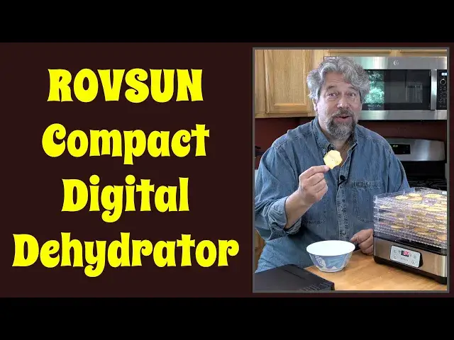 'Video thumbnail for ROVSUN DH-508 5-Tray Dehydrator DEMO & REVIEW'