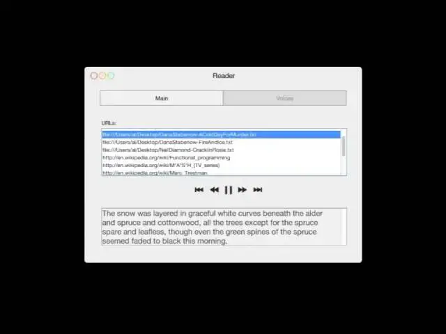 'Video thumbnail for Siri and other voices read "A Cold Day for Murder"'